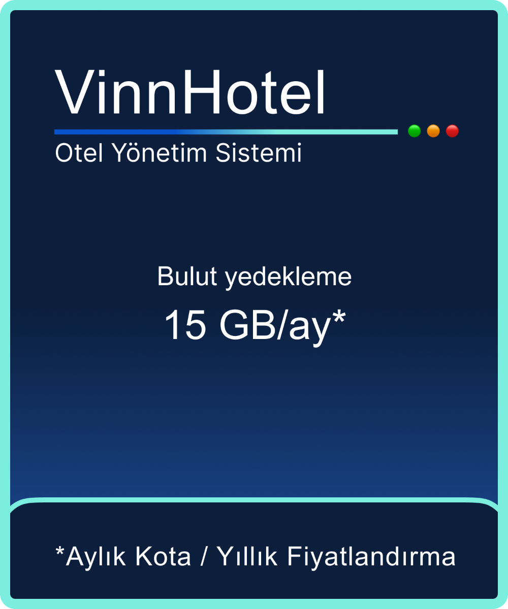 15 GB Bulut Yedekleme/ay resmi