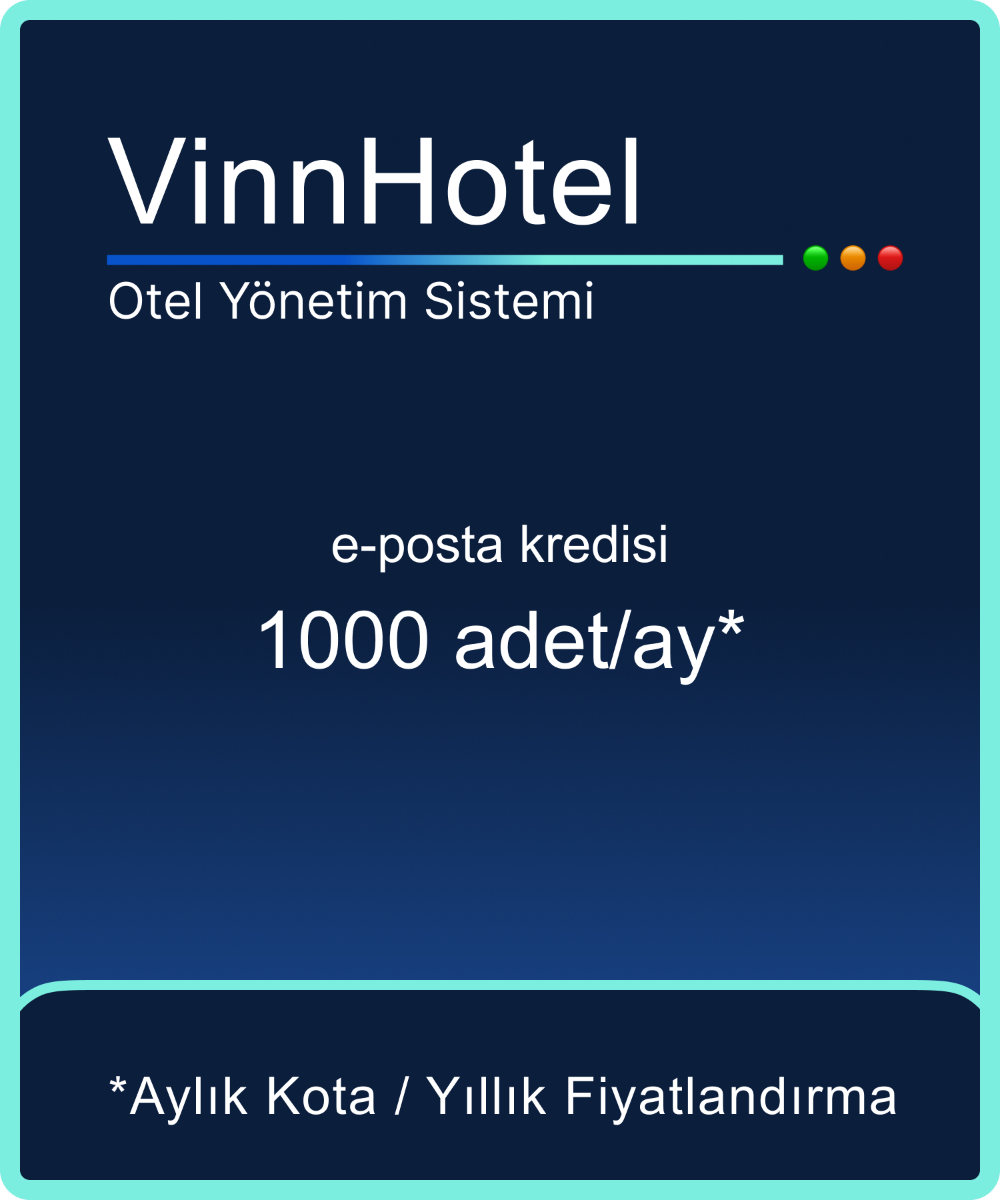 1000 E-posta Kredisi/ay resmi